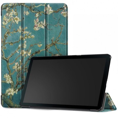 Husa Tableta TPU Tech-Protect SmartCase Sakura pentru Samsung Galaxy Tab A 10.1 (2019), Multicolor foto