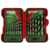 Set burghie pentru lemn 3-10 mm, 15 piese, pentru gaurire precisa