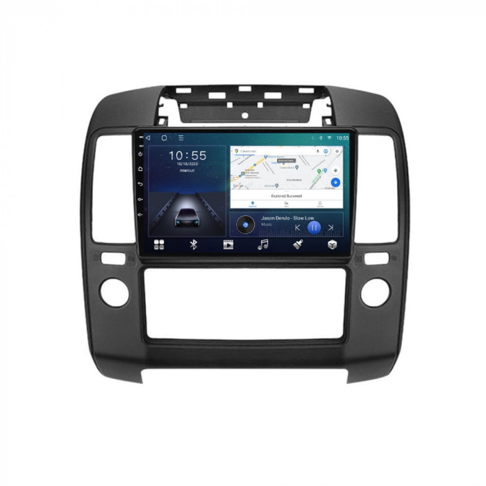 Navigatie dedicata cu Android Nissan Navara D40 2004 - 2014, 2GB RAM, Radio GPS