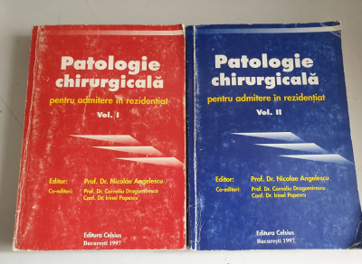 Nicolae Angelescu - Patologie chirurgicala pt. admitere in rezidentia - 2 vol. foto