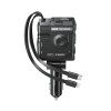 Incarcator Auto Cu Cablu USB-C / Lightning XO Design CC66 4in1, 104W, 3A, 1 x USB-A - 1 x USB-C, Gri, Apple