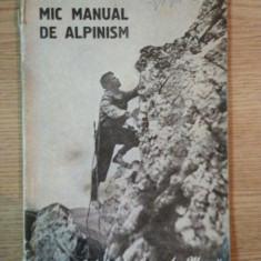 MIC MANUAL DE ALPINISM , 1950