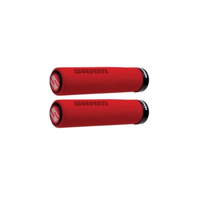 Mansoane SRAM Locking Foam Grips 129mm Rosu/Negru Ultimate FactoryBikes foto