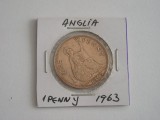 C50 - Moneda foarte veche - Anglia - one penny - 1963