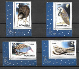1998, LP 1458-Pasari de noapte, serie de 6 timbre, MNH, Fauna, Nestampilat