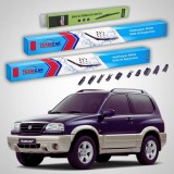 Cumpara ieftin Ștergătoare Suzuki Grand Vitara I FT 3 Uși 1998-2005 | Set Față și Spate Flat Premium &ndash; TeamCar&reg;
