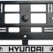 Set 2 bucati, suport numar inmatriculare Hyundai
