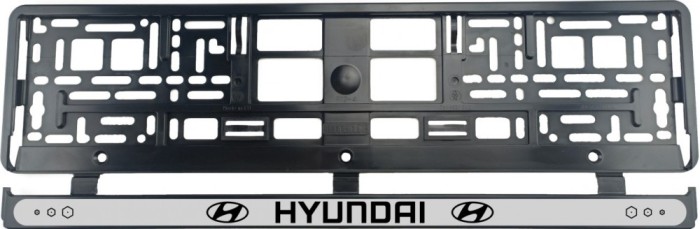 Set 2 bucati, suport numar inmatriculare Hyundai