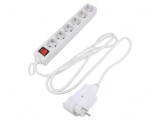 Prelungitor 6 Prize 230V 16A Alb