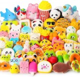 Pachet 30 Jucarii Squishy Breloc, Revenire Lenta, Antistres, Diverse Modele, Copii 3+