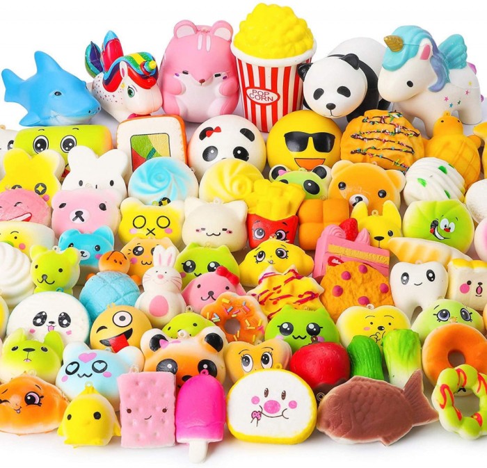 Pachet 30 piese , jucarii Squishy breloc cu revenire lenta