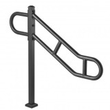 Balustrada otel, Prindere podea, pentru 1-3 trepte, lungime 1029 mm, max 113 kg, VivaTechnix