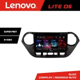Navigatie Android Hyundai i10 2013-2019 Lenovo Lite D6 6GB+128GB