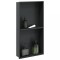 Gossi nisa de dus, negru mat, 32x62x9 cm, otel inoxidabil