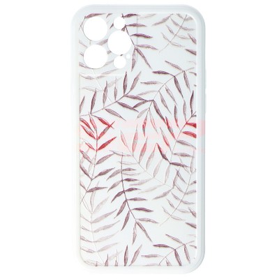 Toc TPU Vintage Leaves Apple iPhone 12 Pro Design 02 foto