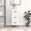 VidaXL Servantă, alb, 34,5x34x90 cm, lemn compozit 828572