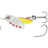 Lingurtia Rotativa SAVAGE GEAR Grub Spinners, Silver Red Yellow, Nr.2, 5.8g, 1buc/pac