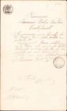 A2041 Certificat de &icirc;nscriere pe listă electorală, Vaslui, 1879