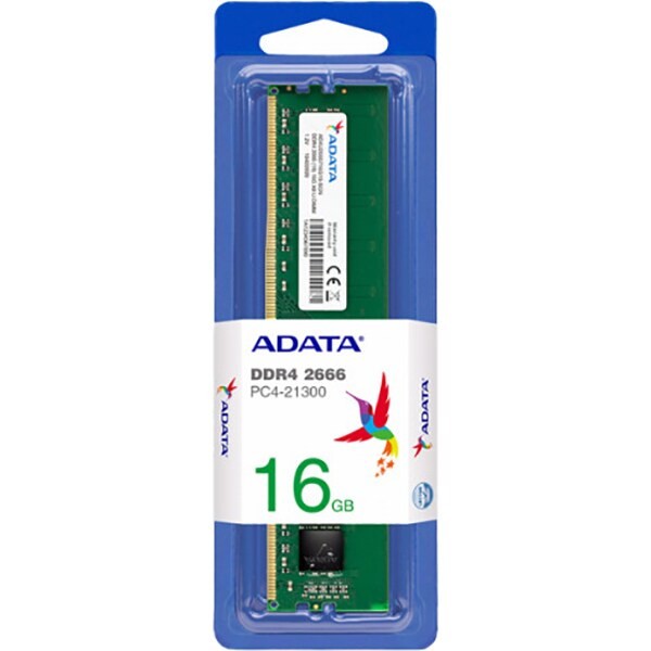 Memorie DDR Adata DDR4 16 GB, frecventa 2666 MHz, 1 modul, &quot;AD4U266616G19-SGN&quot;