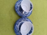 Portelan englezesc RIDGWAY Est 1792 Staffordshire, set de cafea tete a tete
