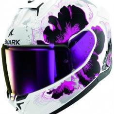 Casca Moto Shark D-Skwal 3 Lady Mayfer Negru / Alb / Roz Marimea M HE0926E-WVA-M