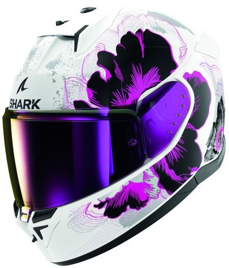 Casca Moto Shark D-Skwal 3 Lady Mayfer Negru / Alb / Roz Marimea S HE0926E-WVA-S