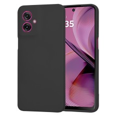 Husa silicon Motorola Moto G55 Techsuit SoftFlex, negru