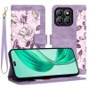 Husa Flip Techsuit Mov pentru Honor X8b, protectie completa, acces facil porturi