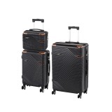 TraveLux Urban XIX set valize cu role negru