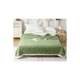 Cumpara ieftin Patura Cocolino cu Blanita, Verde cu Dungi - SIPR-Pd04