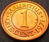 Cumpara ieftin Moneda exotica 1 CENT - MAURITIUS, anul 1971 *cod 1813 = UNC, Africa