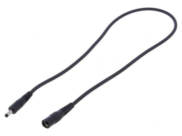 Cablu DC 5,5/2,1 Soclu la DC 4,0/1,7 Mufă Negru 1x1mm2