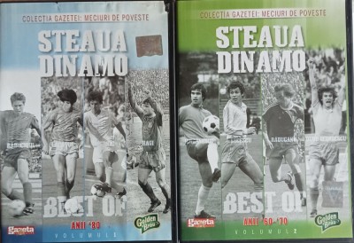 DVD Best Of Steaua Dinamo Volumul 1 + 2 Anii &amp;#039;80 foto