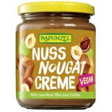 Crema Tartinabila Rapunzel Nougat Bio, 33% Alune, Vegana, Fara Gluten, Zahar Trestie
