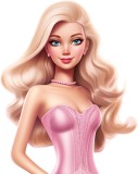 Cumpara ieftin Sticker decorativ, Barbie, Roz, 75 cm, 8402ST-6, Oem