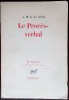 J.M.G. LE CLEZIO: LE PROCES-VERBAL (GALLIMARD, 1963) [LB. FRA/EDITION ORIGINALE]