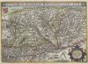 Harta &#039;Hungariae Descriptio&#039;, de Abraham Ortelius, Atlasul Theatrum Orbis Terrarum, Antwerp, 1581