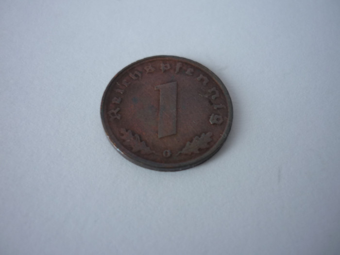 1 PFENNIG 1939 &quot;G&quot; REICH