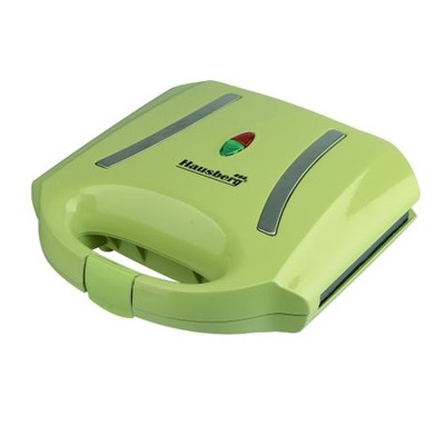 Sandwich Maker Hausberg, 800 W, LED, Verde foto