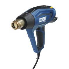 Rapid 5001353, Pistol cu aer cald R2200-E, 2200 W, LED, 3 trepte temperatura si debit, 250 - 500 l/min, 60-650 ?C, + geanta foto