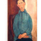 Tablou pe panza (canvas) - Modigliani - Boy in Blue Jacket - 1918 (Dimensiuni...
