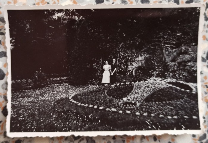 Domnisoare in gradina botanica, posibil Cluj// fotografie