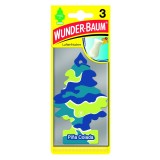 Odorizant auto, bradut, Wunder - Baum, Pina Colada, 19 x 7.5 x 1.5 cm, set 3 bucati, WUNDER-BAUM&reg;