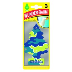 Odorizant auto, bradut, Wunder - Baum, Pina Colada, 19 x 7.5 x 1.5 cm, set 3 bucati foto