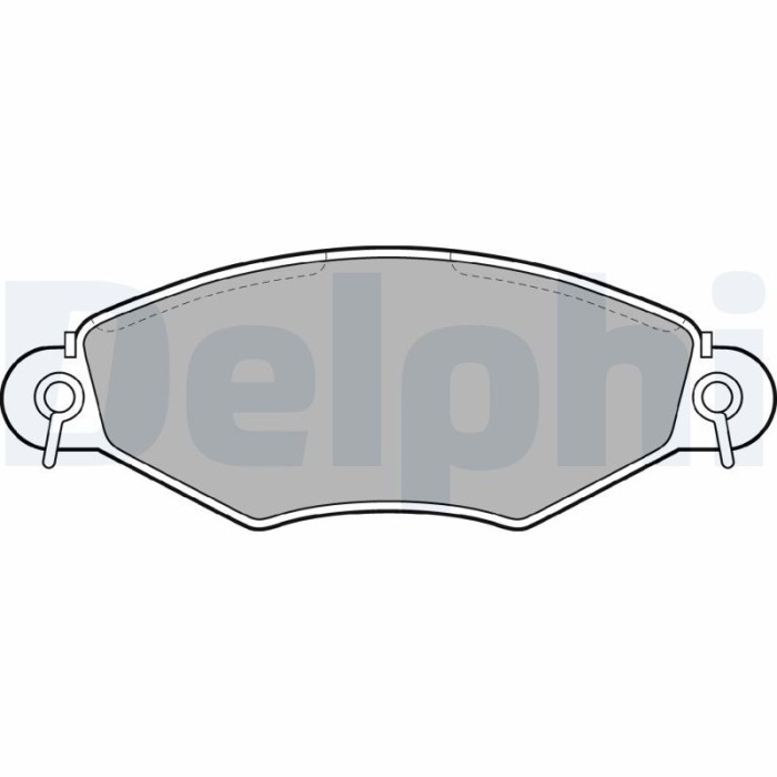 DELPHI LP1617 set placute frana,frana disc