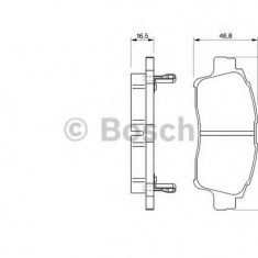 Set placute frana,frana disc TOYOTA YARIS (P1) (1999 - 2005) BOSCH 0 986 424 535