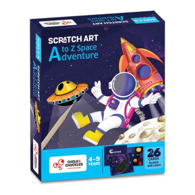 Set creativ de razuit - Aventuri in spatiu PlayLearn Toys foto