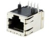 Soclu RJ45 8p8c pentru PCB THT
