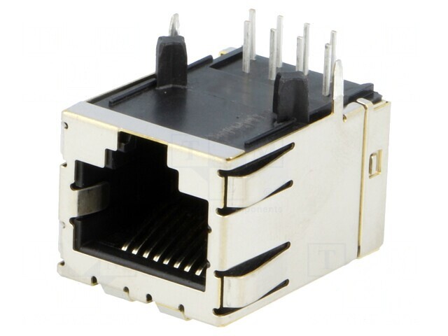 Soclu RJ45 8p8c pentru PCB THT