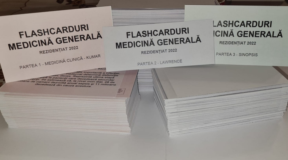 FLASHCADRURI REZIDENTIAT MEDICINA 2022 | arhiva Okazii.ro